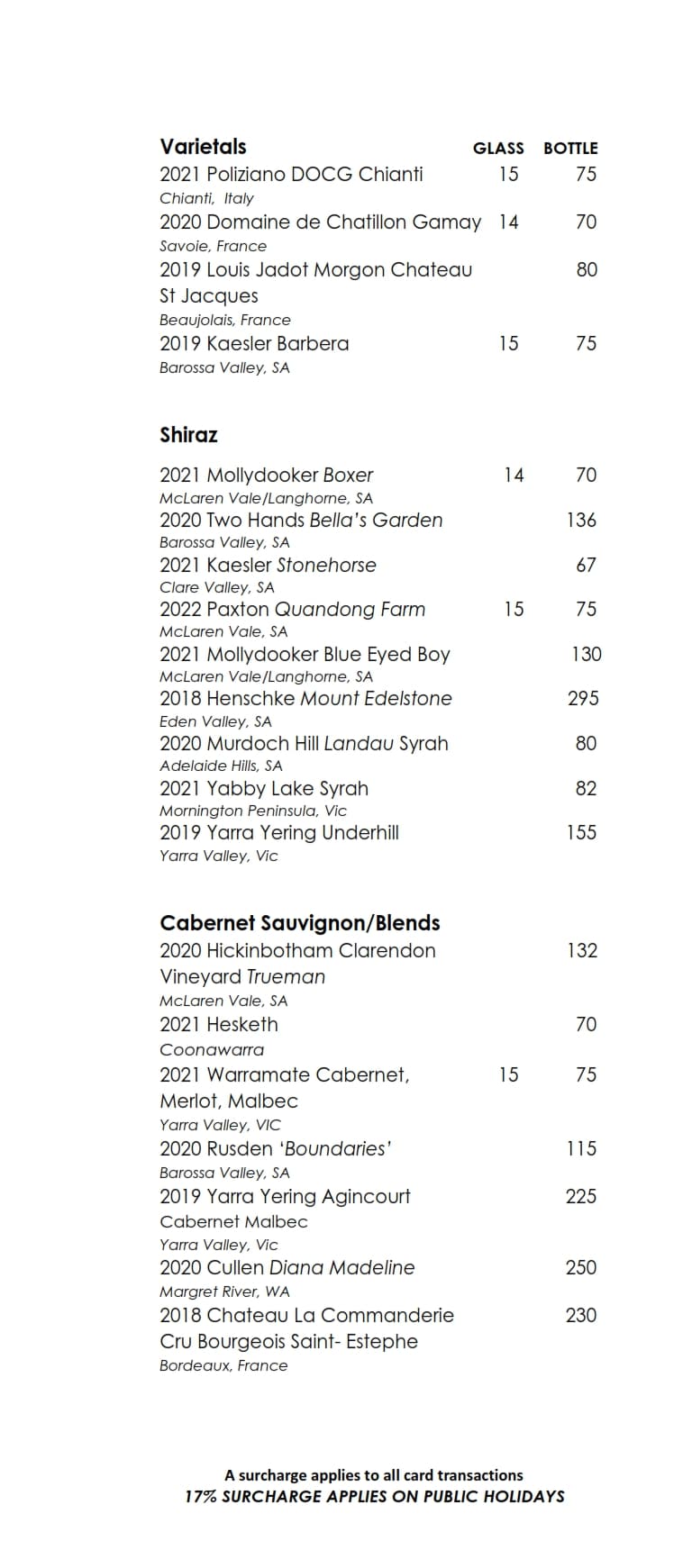 Wine List 2023 07 14 07